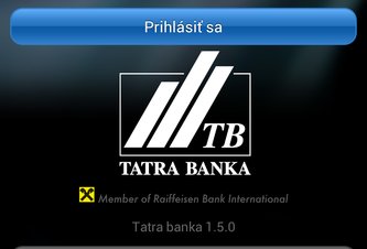 Photo Mobilný internetbanking od Tatra banky