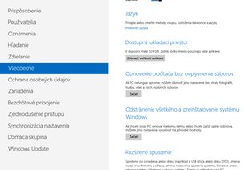 Photo Pokročilé nastavenia Windows 8