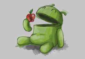 Photo Apple iOS vs. Google Android