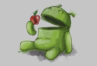 Photo Apple iOS vs. Google Android