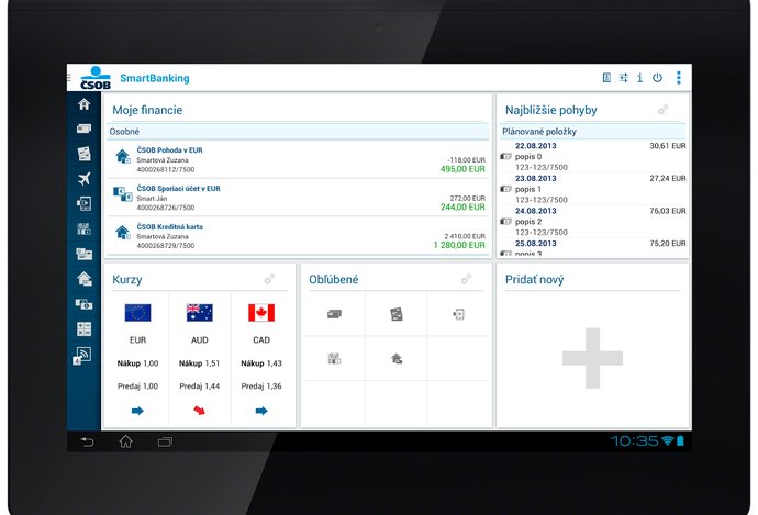 Photo ČSOB špeciálne v tablete