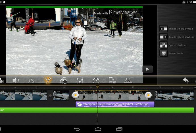 Photo Editovanie videa na tabletoch