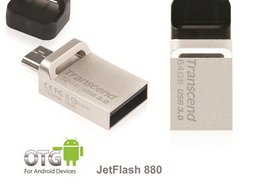 Photo ČR: TRANSCEND predstavuje nový OTG flashdisk s USB 3.0 - Transcend JetFlash 880