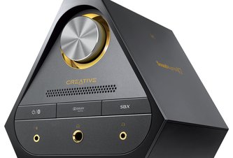 Photo Creative Sound Blaster X7 a reproduktory E-MU XM7