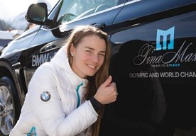 Photo Víťazná kombinácia: Lyžiarka Tina Mazeová sa stala novým ambasádorom značky BMW. Tina jazdí na BMW X5 xDrive30d.