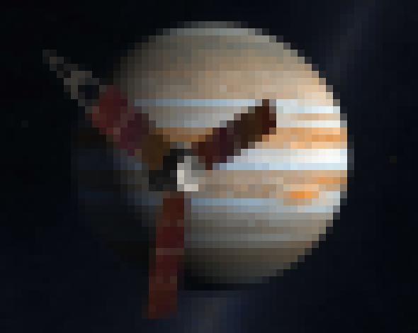 Photo VESMÍR: Družica Juno poslala prvú snímku z obežnej dráhy Jupitera