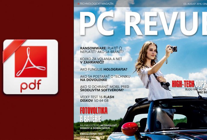 Photo Kompletné vydanie PC REVUE 7-8/2016 vo formáte PDF