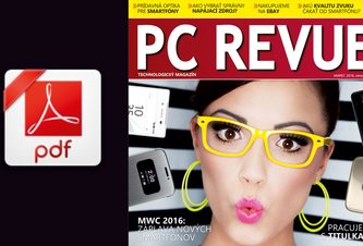 Photo Kompletné vydanie PC REVUE 3/2016 vo formáte PDF