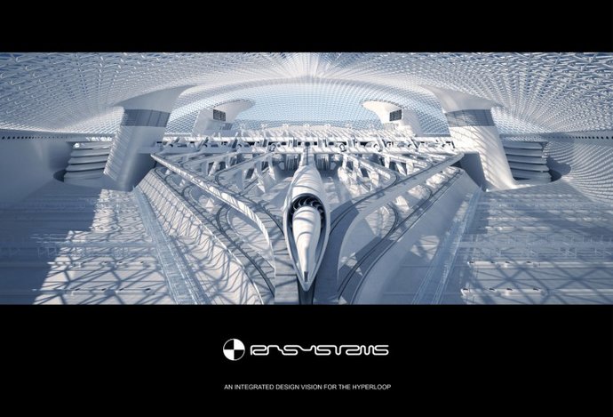 Photo Ako zo sci-fi. Pozrite sa, ako by mohla  vyzerať stanica Hyperloopu 