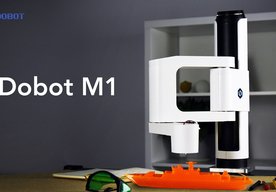 Photo Desktopové robotické rameno Dobot M1 si kúpite už aj domov. Dokáže tlačiť v 3D, leptať, spájkovať či kresliť.