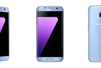 Photo Samsung Galaxy S7 edge v novej korálovo modrej farbe
