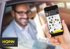 Photo Taxi aplikácia HOPIN TAXI má tri roky, zákazníci s ním prejazdili už 11 mil. kilometrov  
