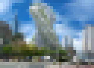 Photo Jedinečná stavba pripomínajúca DNA má pomôcť čistiť vzduch