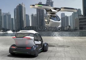 Photo Pop.Up - nový koncept Airbusu. Hybrid auta a lietajúceho dronu riadený umelou inteligenciou 