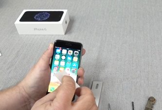 Photo Test ochranného skla na iPhone proti škrabancom