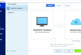 Photo Acronis True Image 2018: Dáta pod palcom a v bezpečí