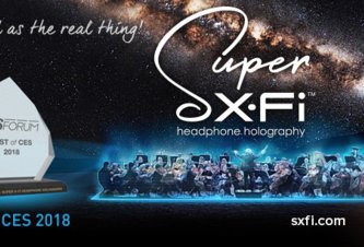 Photo Predstavenie slúchadlovej holografie Super X-Fi™ na Computex 2018