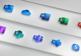Photo Prepracované ikony Microsoft Office naznačujú budúcnosť kancelárskeho balíka