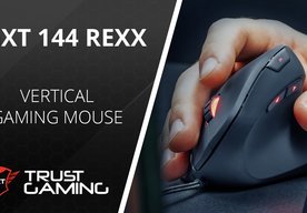Photo Recenzia: Trust GXT 144 REXX - Vertikálna herná myš