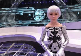 Photo Novú čínsku show o technológiách moderuje robotka s umelou inteligenciou 