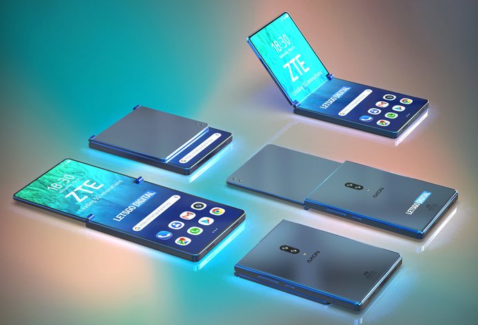 Photo Aj ZTE má už skladací dizajn telefónu. Ale robí to inak ako Samsung alebo Huawei