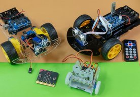 Photo IoT prakticky – robotické podvozky, úvod k téme ovládanie motorov, krokových motorov a servomotorov