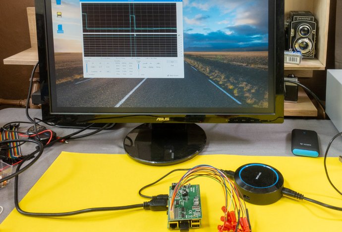 Photo Robotika a IoT: Osciloskop na Raspberry Pi