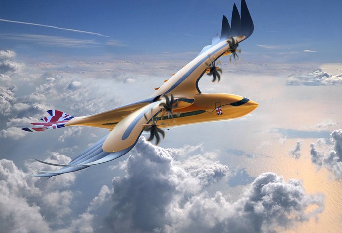 Photo Airbus sa pri koncepte hybridného dopravného lietadla inšpiroval vtákmi