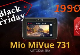 Photo CZ: Mio Black Friday: Kamera do auta MiVue 731 GPS s funkciou radarov, kvalitným natáčaním a upozornením pred nehodou v akcii!