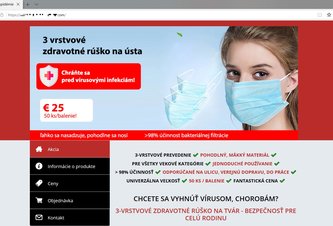 Photo Cyber podvodníci zneužívajú Coronu. Pozor na falošný slovenský e-shop so zdravotnými rúškami