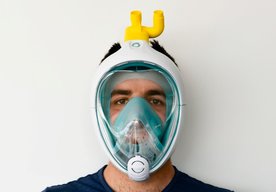 Photo COVID-19: Ako upraviť potápačskú masku z Decathlonu na respirátor