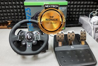 Photo Pretekársky volant a pedále Logitech Trueforce G923