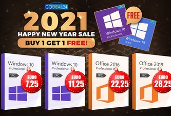 Photo Platená inzercia: Najlepšia novoročná ponuka na rok 2021: Windows 10 iba od 5,60 EUR! Ďalšie zľavy až 62%