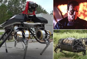 Photo Video: Americká armáda vyvíja bojové roboty à la Terminátor, ktoré vyžívajú živé tkanivo