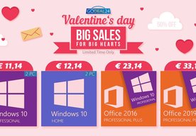 Photo Platená inzercia: Špeciálny valentínsky darček! Nakúpte pár produktov a ušetrite - Windows 10 iba za 5 €