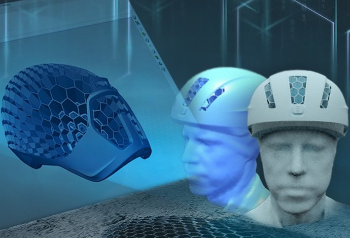 Photo 3D tlač vyrába cyklistické prilby na mieru 