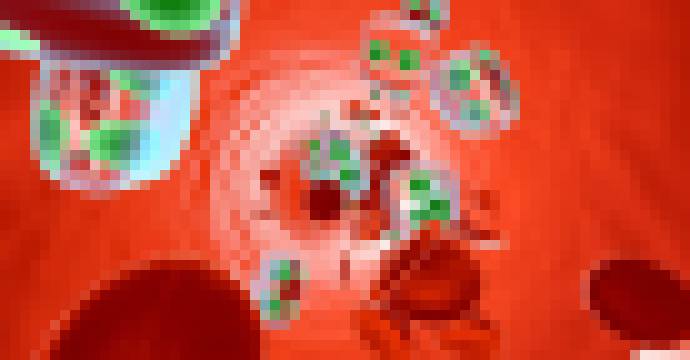 Photo Mikro robot zamaskovaný za bielu krvinku dokáže prepašovať lieky do mozgového nádoru