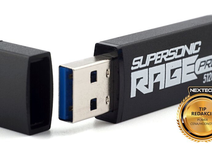 Photo Patriot Supersonic Rage Pro / Rýchlych 10 gramov s 512 GB