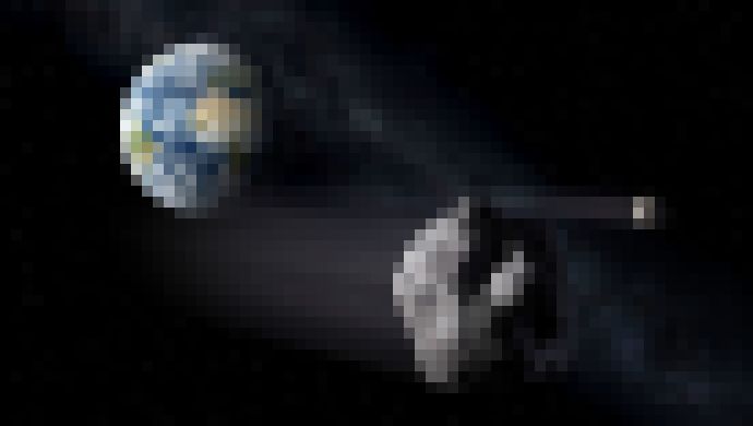 Photo V simulácii NASA hypotetický asteroid zdevastuje východnú Európu