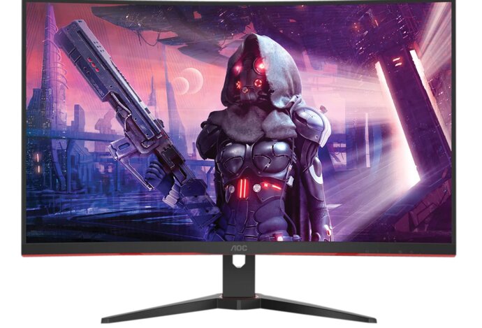 Photo AOC CQ32G2SE / 32-palcový zakrivený herný monitor 