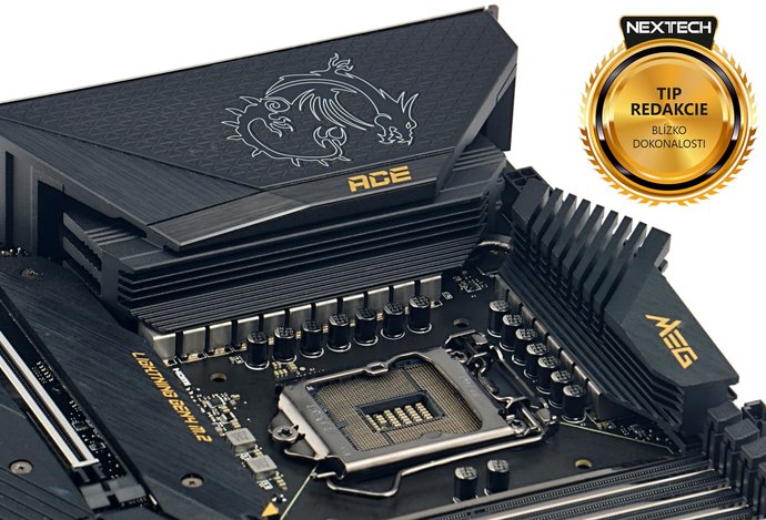 Photo MSI MEG Z590 Ace / Polkilowattové Rocket Laky? Jasné