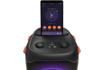 Photo JBL PartyBox 110 / Párty reproduktor s atraktívnymi svetelnými efektmi a dunivými basmi