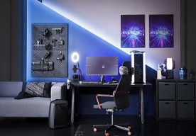 Photo IKEA v spolupráci s hernou značkou ROG predstavila nábytok a doplnky pre hráčov