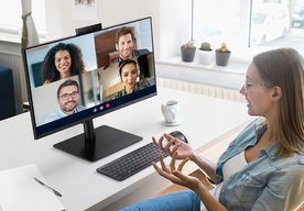 Photo Samsung ponúka nový monitor s integrovanou webkamerou vhodný pre prácu z domu