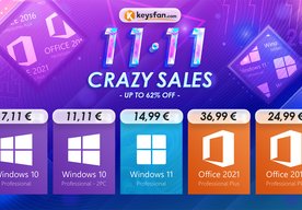 Photo Platená inzercia: Získajte najlacnejší Windows 10 za 7,11 € v rámci zliav Keysfan 11.11