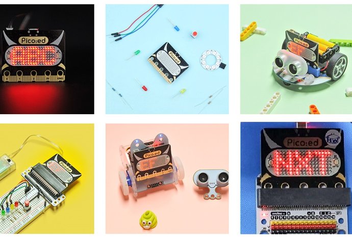 Photo Pico:ed kompatibilný s Micro:bitom programovateľný v Pythone aj v C/C++