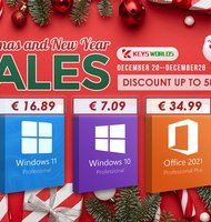 Photo Platená inzercia: Vianočné a novoročné výpredaje s rýchlym doručením! Office 2021 len za 34 eur a Windows 10 iba za 7 eur