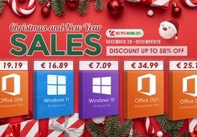 Photo Platená inzercia: Vianočné a novoročné výpredaje s rýchlym doručením! Office 2021 len za 34 eur a Windows 10 iba za 7 eur