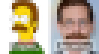 Photo UI vygenerovala ako by v skutočnom živote vyzerali Simpsonovci či postavičky z Disneyoviek