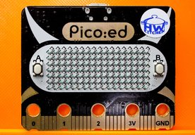 Photo Mikropočítač Pico:ed  kompatibilný s Micro:bitom, programovateľný v Pythone aj v C/C++